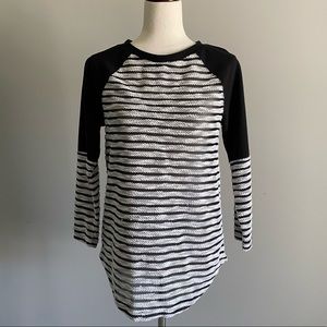 LOFT - Mesh Paneling Baseball Tee - Size S